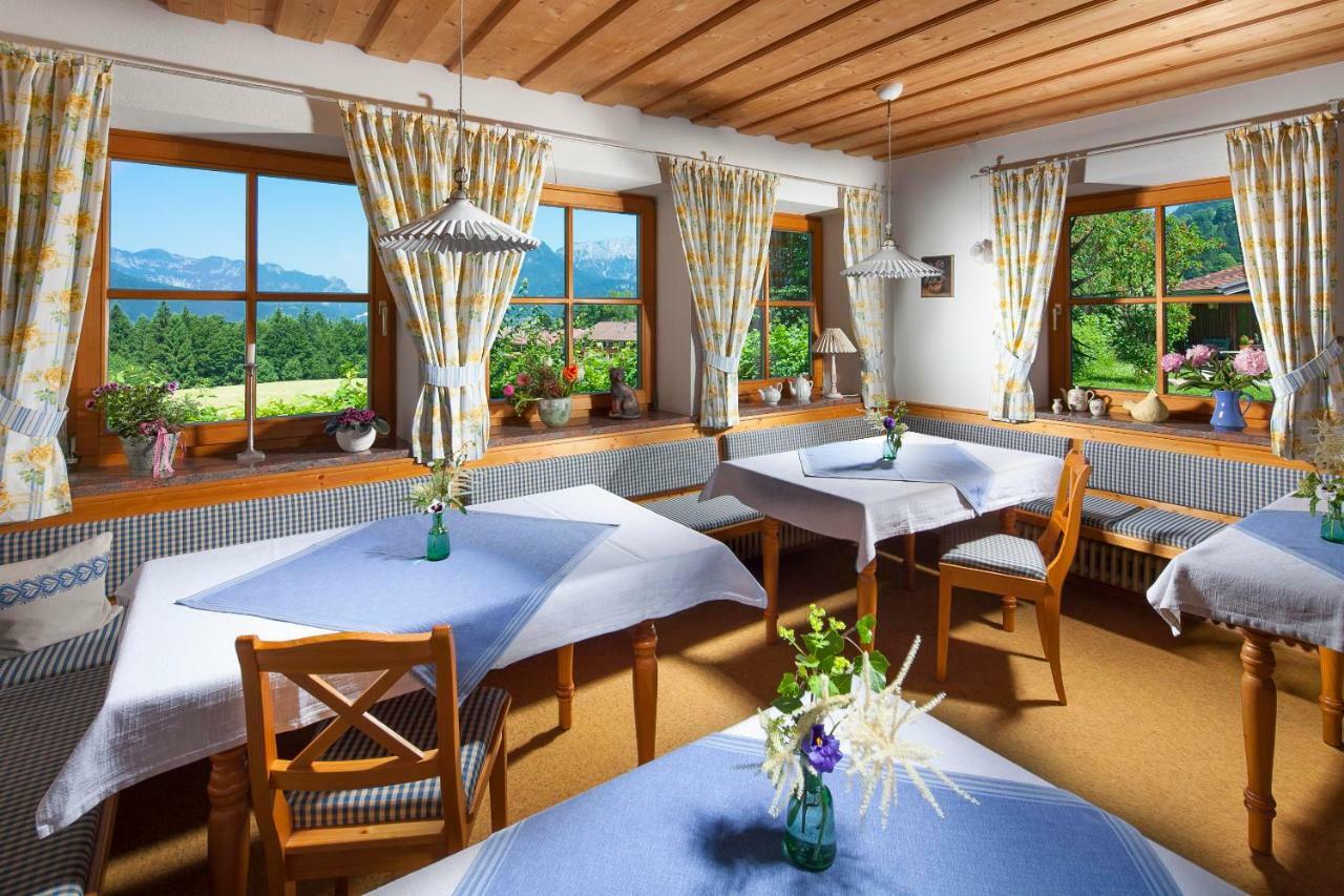 Pension Waldklause, Doppelzimmer Mit Balkon, Dusche, Wc Königssee Buitenkant foto