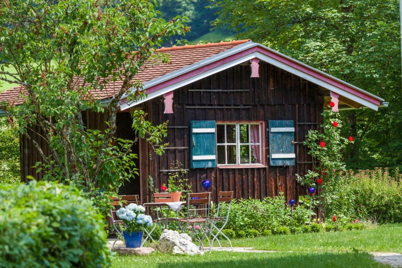 Pension Waldklause, Doppelzimmer Mit Balkon, Dusche, Wc Königssee Buitenkant foto